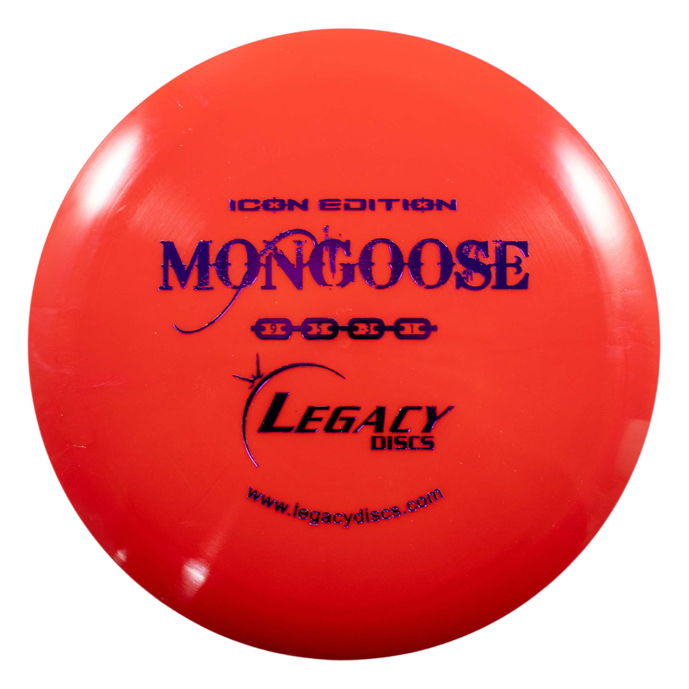 Legacy Discs Mongoose Icon Edition disc golf disc